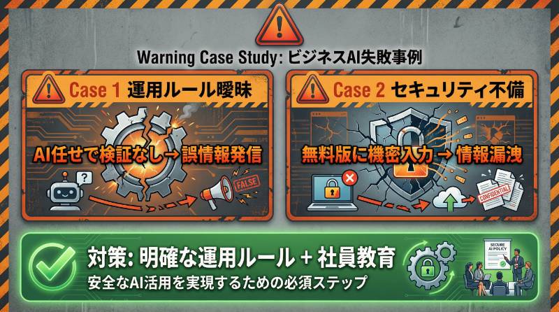 AI導入の失敗事例にはどんなものがある？