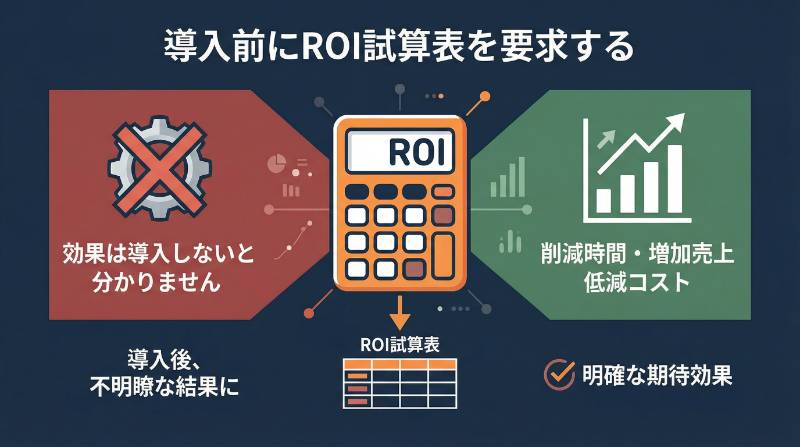 費用対効果ROIの算出に消極的