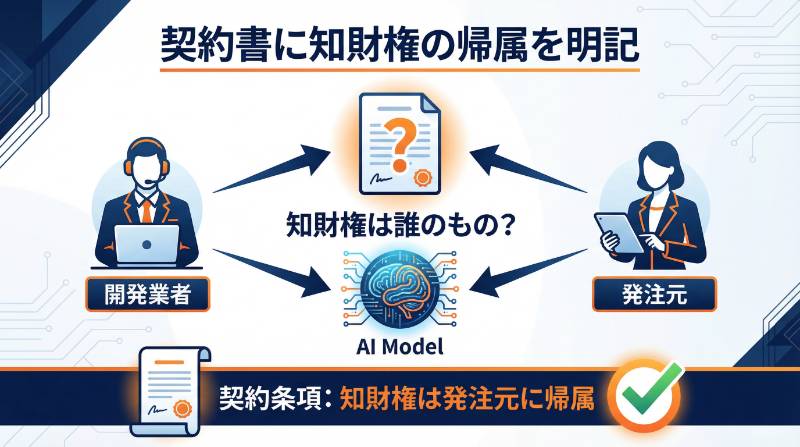 AIモデルの著作権や知財権の所在が曖昧