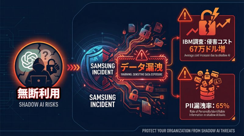 シャドーAIの蔓延と情報漏洩リスク