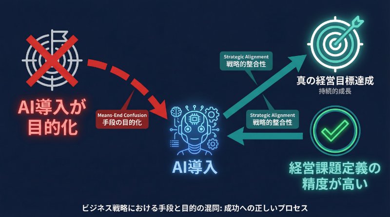 「手段の目的化」が起きている