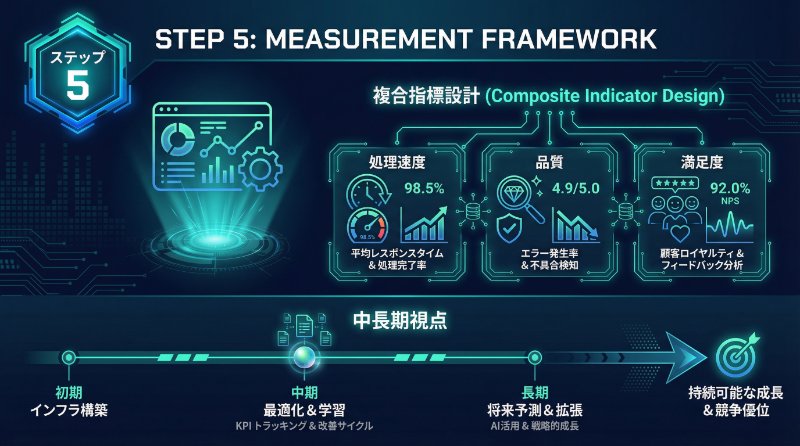 効果測定の仕組みを最初から設計する