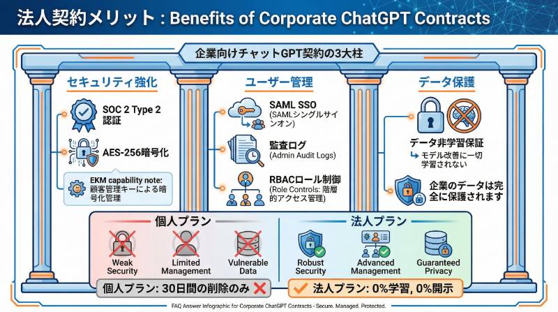 ChatGPTの法人契約のメリットは？