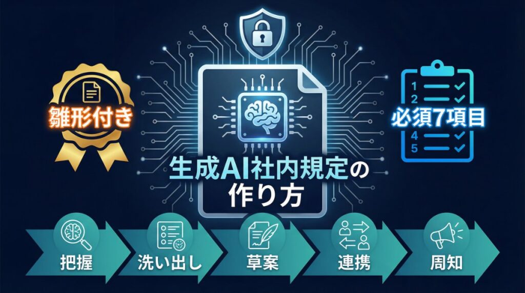 生成AI社内規定の作り方 アイキャッチ画像