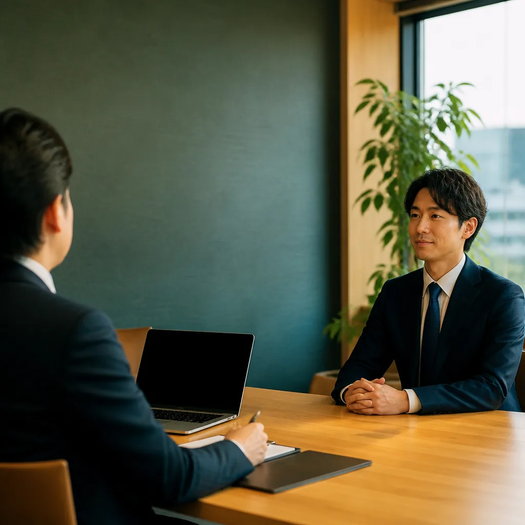 取材を受け、自社の取り組みが第三者に認められる場面