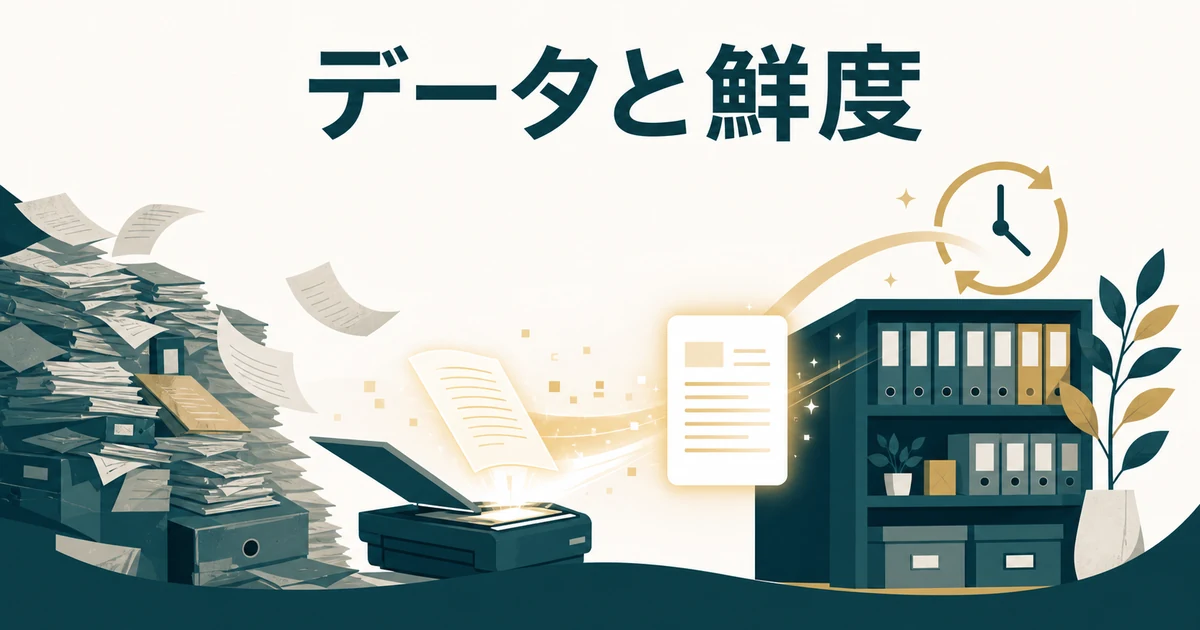 失敗しない「社内FAQ・RAGツール」の選び方とおすすめサービス【2026年最新】の「データ対応・更新鮮度」に対応する見出し画像