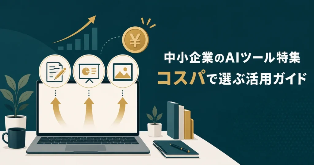中小企業の業務効率化に効くAIツール特集｜文章作成・資料・画像でコスパよく選ぶ
