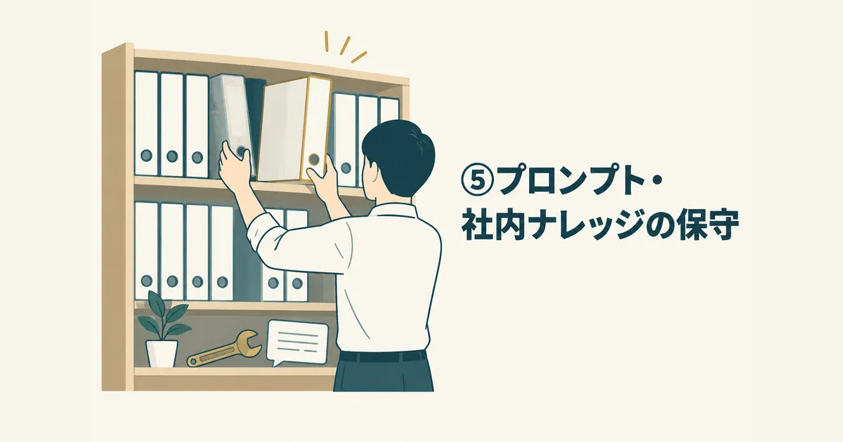AI導入の隠れコスト12項目｜ランニングコストを見越した年間予算の組み方｜⑤プロンプト・社内ナレッジの保守