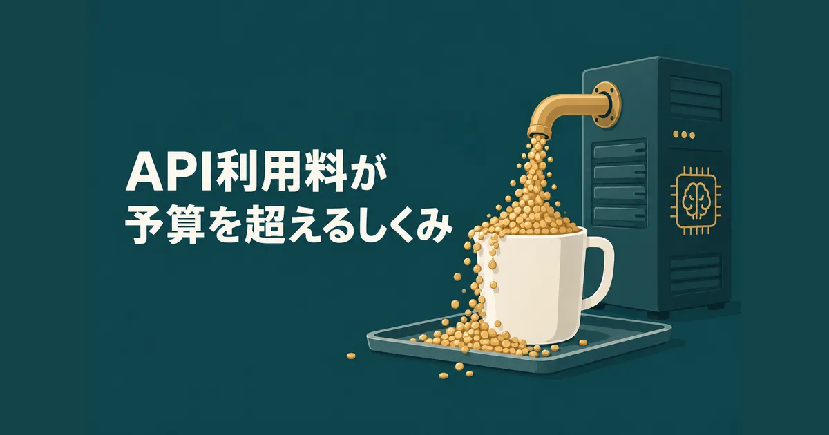 AI導入の隠れコスト12項目｜ランニングコストを見越した年間予算の組み方｜API利用料が予算を超えるしくみ