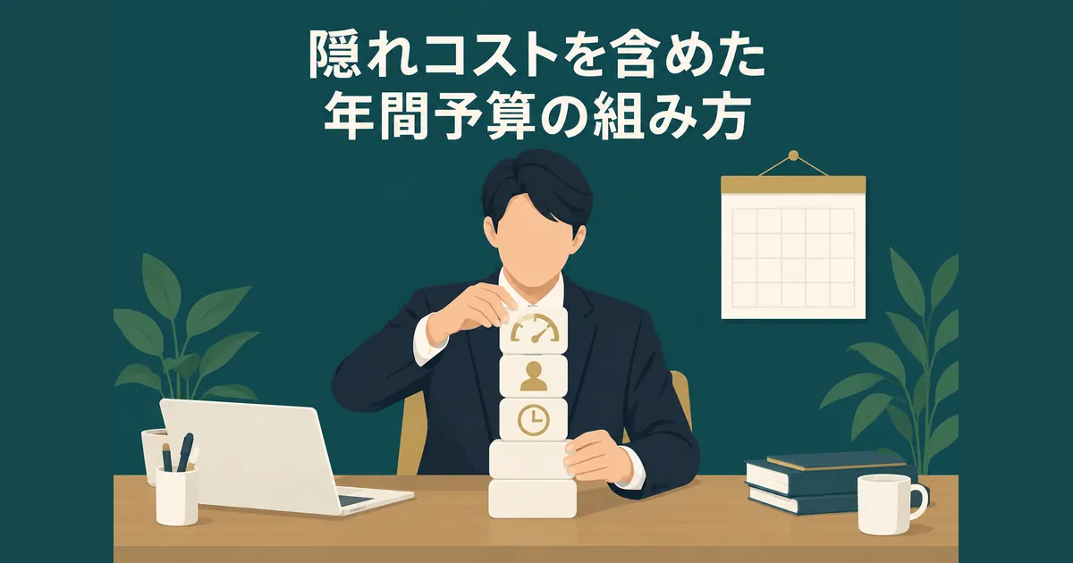 AI導入の隠れコスト12項目｜ランニングコストを見越した年間予算の組み方｜隠れコストを含めた年間予算の組み方