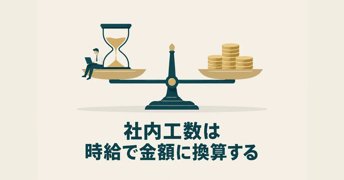 AI導入の隠れコスト12項目｜ランニングコストを見越した年間予算の組み方｜社内工数は時給で金額に換算する