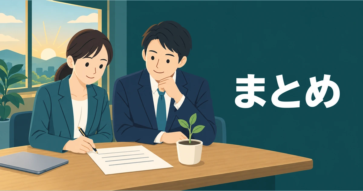 上司と担当者が隣り合わせで小さなAI試行計画を確認する場面
